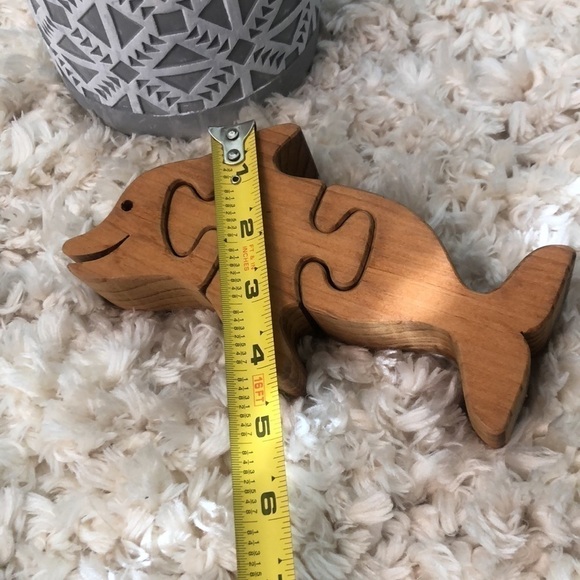 Wooden Boho Dolphin Puzzle Art - Picture 3 of 4